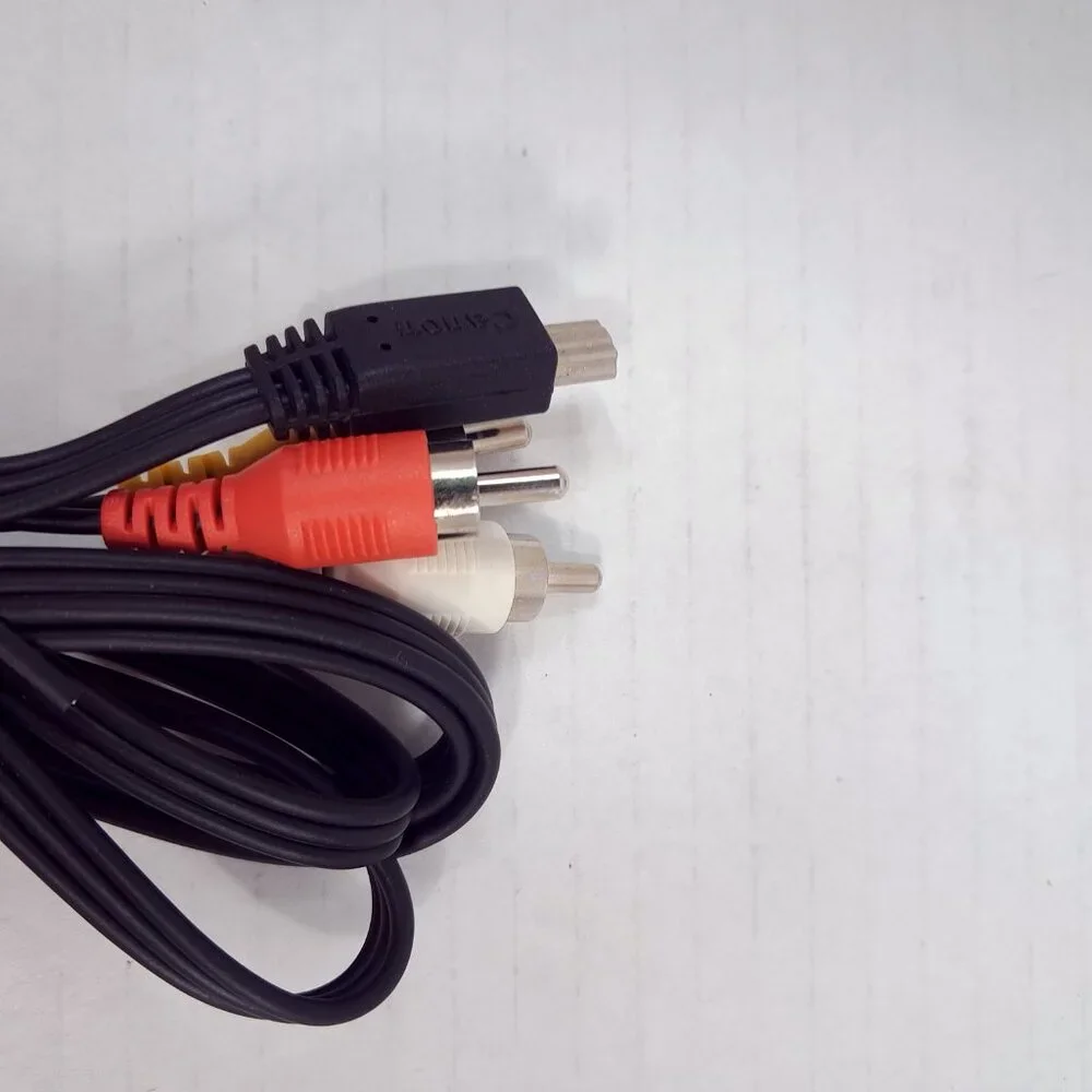 Canon AVC-DC400ST Mini USB to 3-RCA Male Audio/Video Breakout Cable cord OEM‎